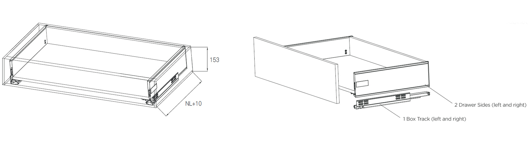 Starke Jane Mid-Cut Drawer Box